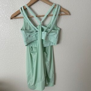 lululemon athletica Mint Green Strappy Tank Top